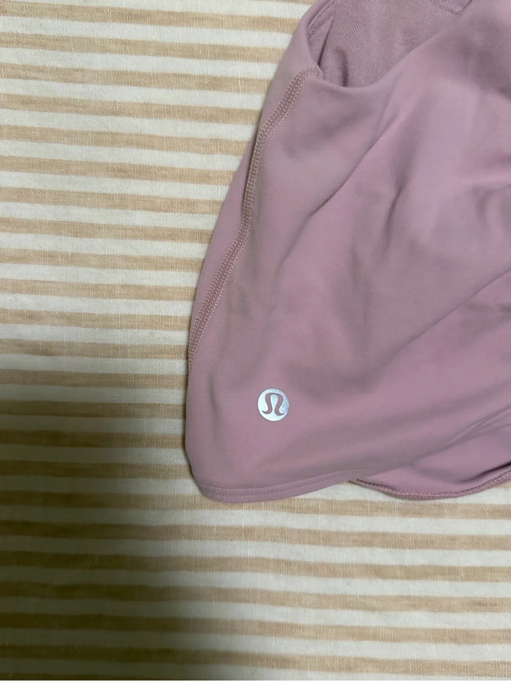 lululemon athletica Blush Pink Ruched Sports Bralette
